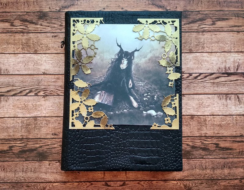 Book of shadows practical magic Old witchcraft book Witch grimoire journal