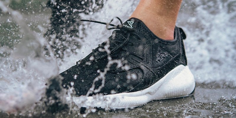 【台灣製】V-TEX超機能防水鞋  Xtal 黑白 - 雨靴/防水鞋 - 防水材質 多色