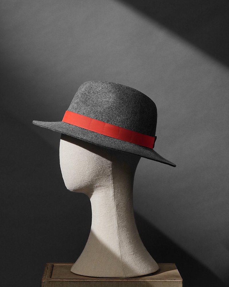 Wool Hats & Caps Gray - EdW Wool Fedora
