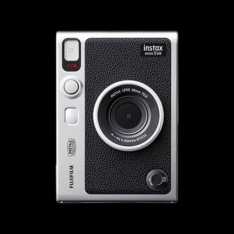 預購 FUJIFILM instax mini EVO 相機 馬上看印相機-黑 - 相機/拍立得/底片相機 - 其他材質 黑色