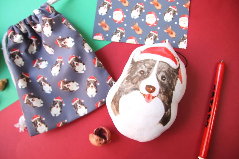 Christmas Dog Gift Set - อื่นๆ - ผ้าฝ้าย/ผ้าลินิน 