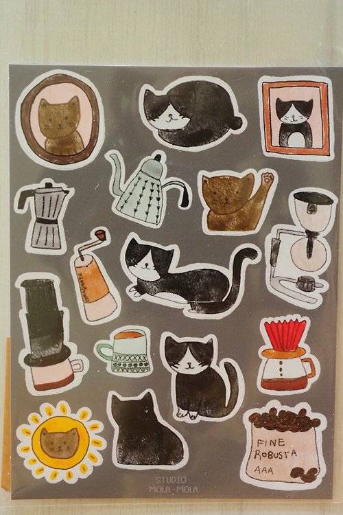 Studio MOLA MOLA MR. T Kitty Cat Sticker