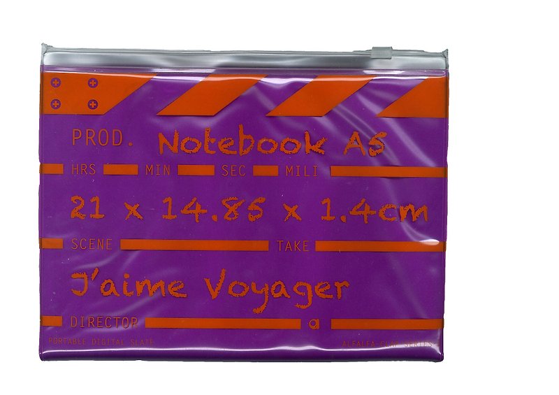 Other Materials Notebooks & Journals Purple - Director clap Journal jotter A5 Notebook - Purple