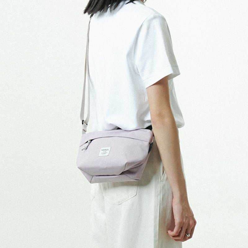 LUNA Mini Shoulder Bag Crossbody Bag - Messenger Bags & Sling Bags - Eco-Friendly Materials Purple