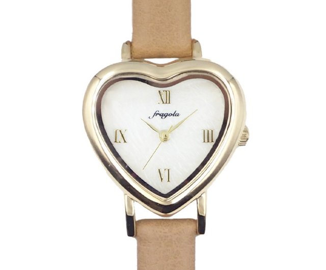 クリスマスギフト レトロ レディース ハート型腕時計 ハートベルト