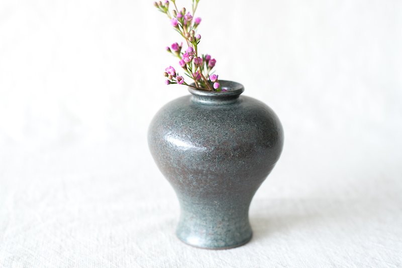 悪いミニ花瓶/手釉の花···手作りの陶器 - 花瓶・植木鉢 - 陶器 