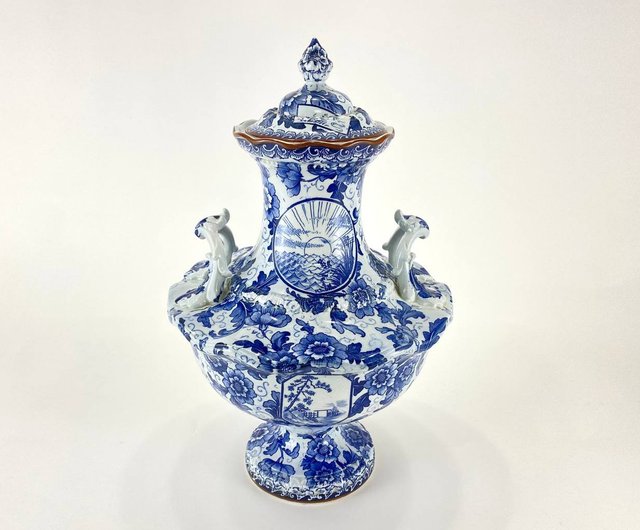 青とオレンジの装飾陶器花瓶 61awJa+orKL._UF894,1000_QL80_.jpg