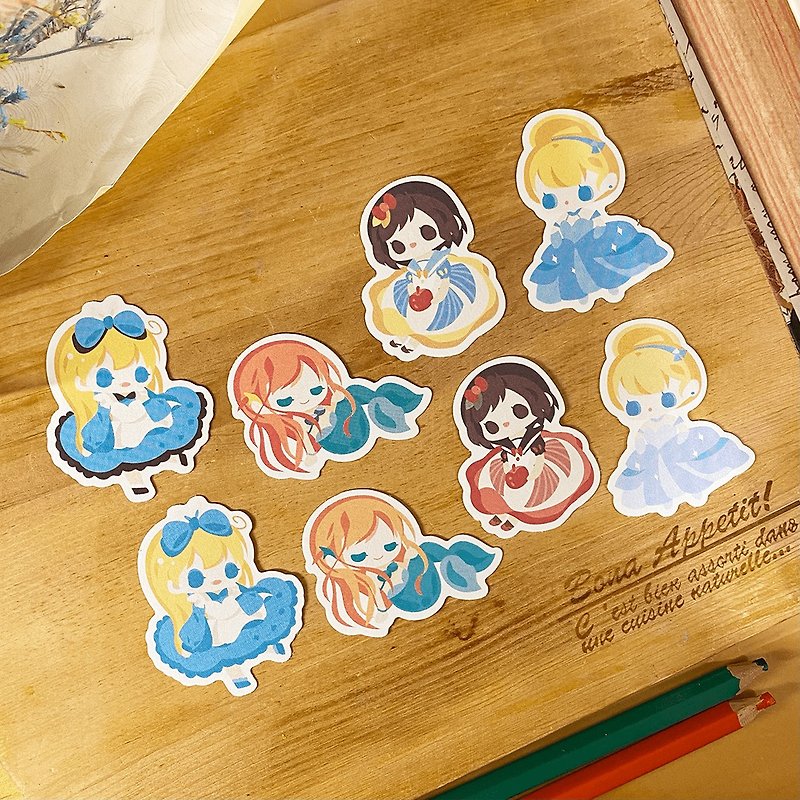 【Fairytale Sticker Pack】 Fairytale Princess Sticker Pack / Yuu - Stickers - Paper 