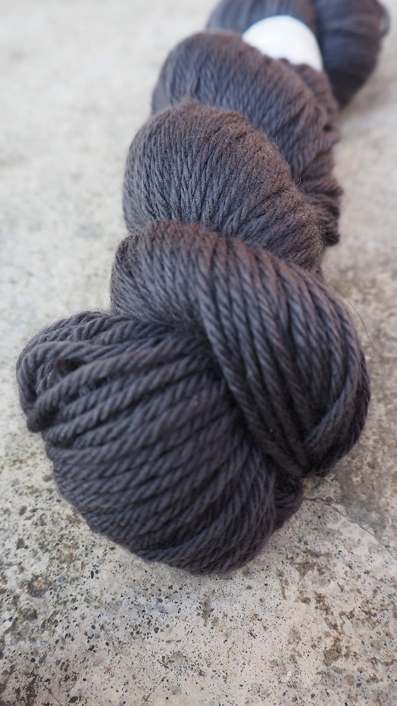Hand dyed the line. Night black (DK 100% super washed Merino) - Knitting, Embroidery, Felted Wool & Sewing - Wool 