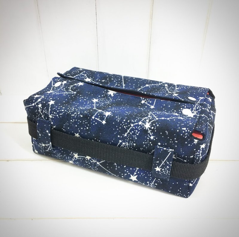 | •R• | 全新 | 2 in one 可調式抽取面紙套 | 夜光星空 - 面紙盒 - 棉．麻 