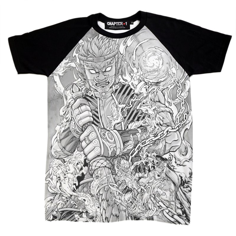 Vessuwanna One of Four The Guadian Yami Chapter One T-shirt - 男 T 恤 - 棉．麻 白色