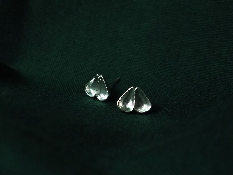 Flower Ornament-925 Sterling Silver Earrings - ต่างหู - โลหะ สีเงิน