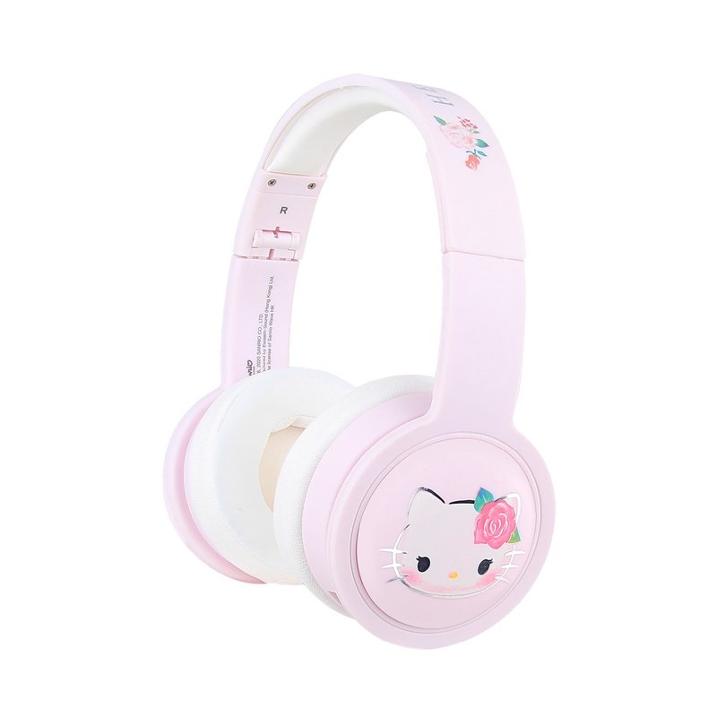 Wireless Active Noise Canceling Kids Headphones – Hello Kitty - Headphones & Earbuds - Plastic Pink