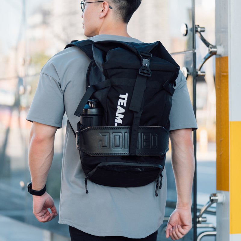 Teamjoined 聯承 運動包 健人 旅行包 健身包 超大容量 背包 手提 - 後背包/背包/書包 - 尼龍 黑色