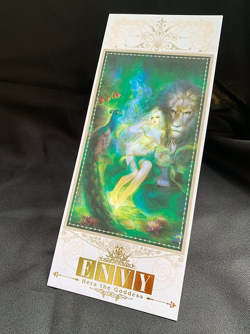 Shawli's Fantasy 限量燙金明信片 七宗罪-嫉妒女神赫拉聖誕禮物 交換禮物