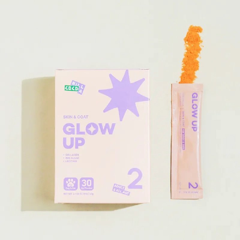 COCONILLA 寵物保健粉30入/盒【GLOW UP 皮毛養護配方】 - 其他 - 新鮮食材 粉紅色