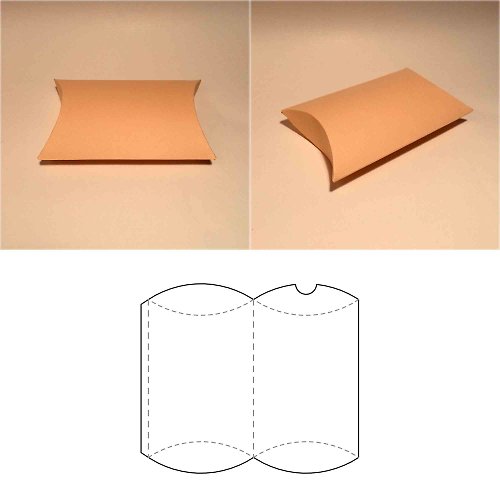 JustGreatPrintables Pillow box template, soap box, wedding favor box, birthday box, gift box, 8.5x11