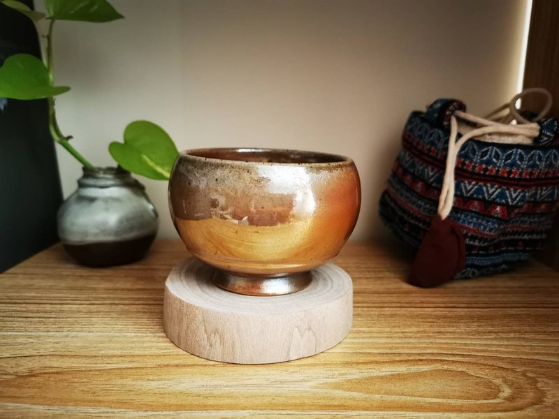 柴燒自然落灰杯 - 茶壺/茶杯/茶具 - 陶 