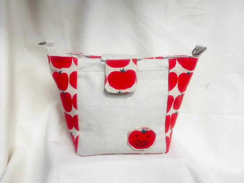 茄紅素側背包 - 側背包/斜背包 - 棉．麻 紅色