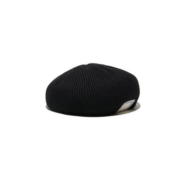 HWDog&Co.Cotton Club Big Beret knitted ribbed beret (two colors) - Hats & Caps - Other Materials Multicolor