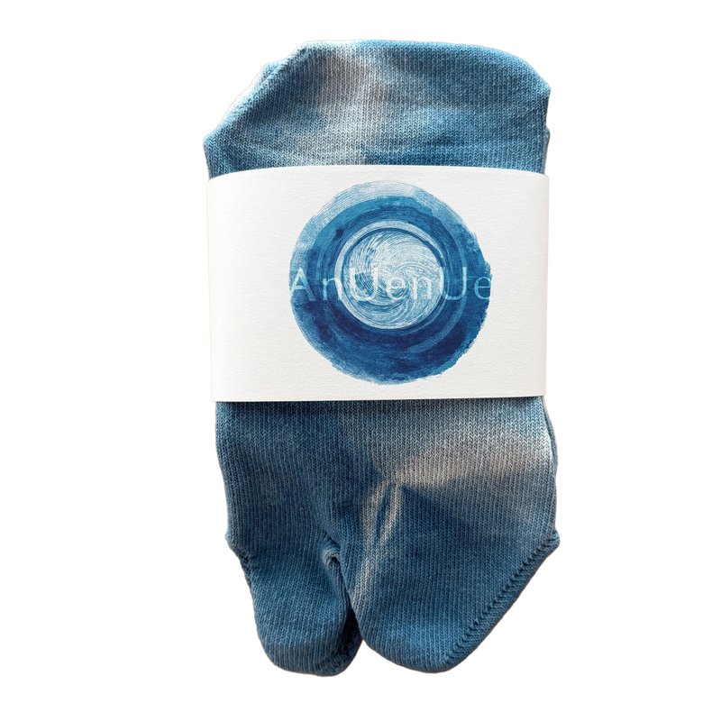 日本製造 靛藍染色 JAPANBLUE INDIGO DYED SOCKS Tabi #3 - 襪子 - 棉．麻 