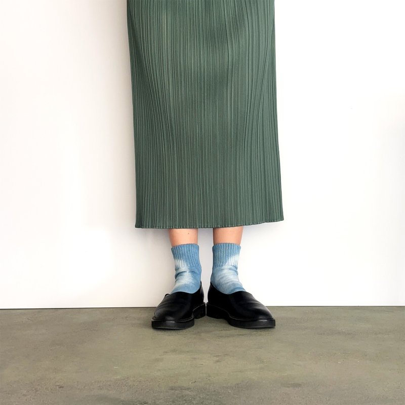 日本製造 靛藍染色 JAPANBLUE INDIGO DYED SOCKS Tabi #3 - 襪 - 棉．麻 