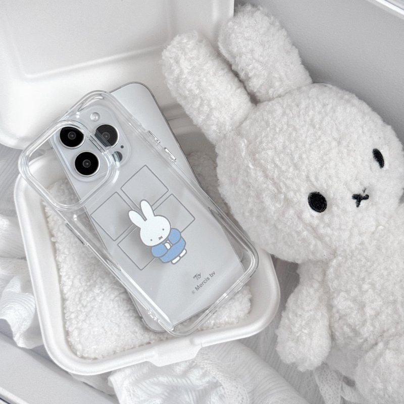 【Pinkoi x miffy】今天只做自己!透明全包邊手機殼 - 手機殼/手機套 - 塑膠 