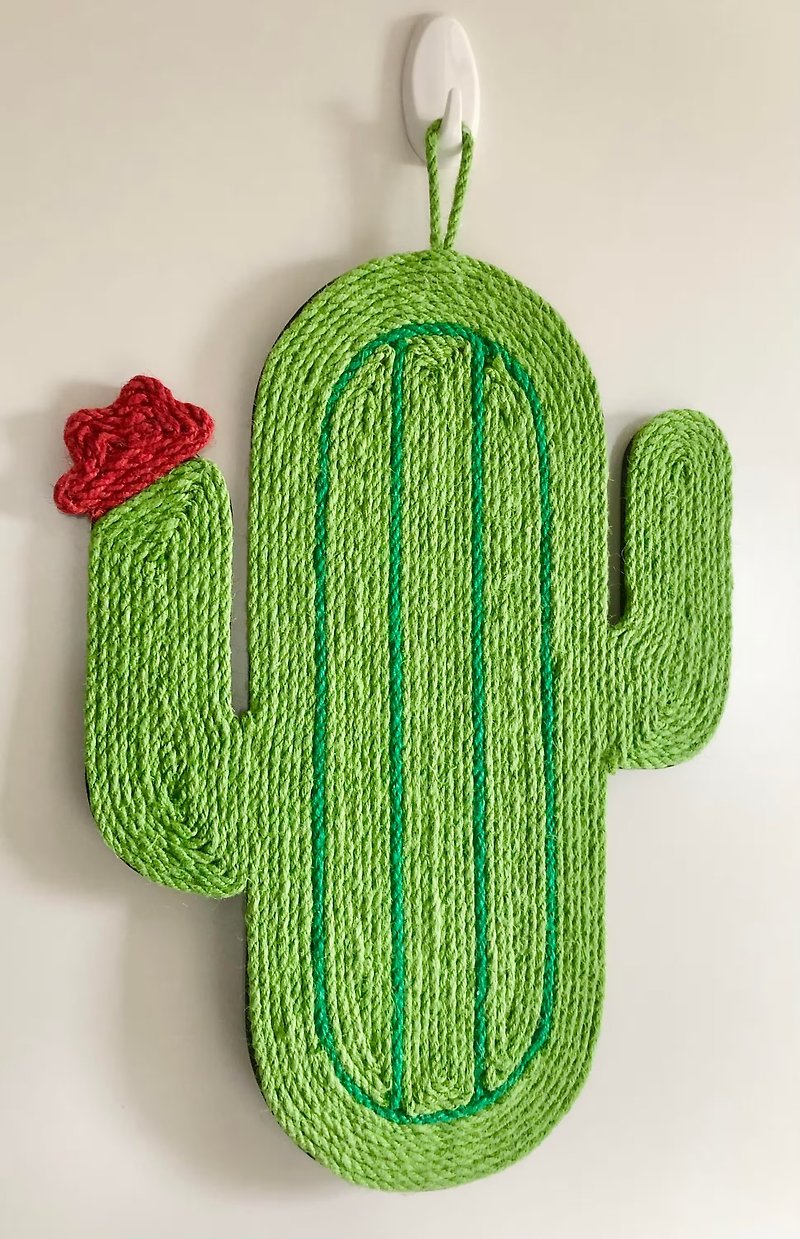 Cat Scratcher Toy, Add a Playful Touch to Your Home with the Cactus-Shaped Wall - Scratchers & Cat Furniture - Other Materials Green