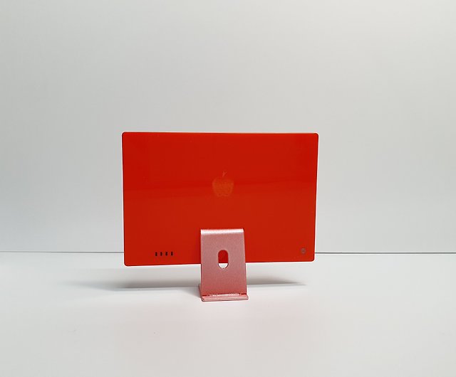iMac 24インチモデル、オレンジ色、1/6スケールモデル。 - ショップ ...
