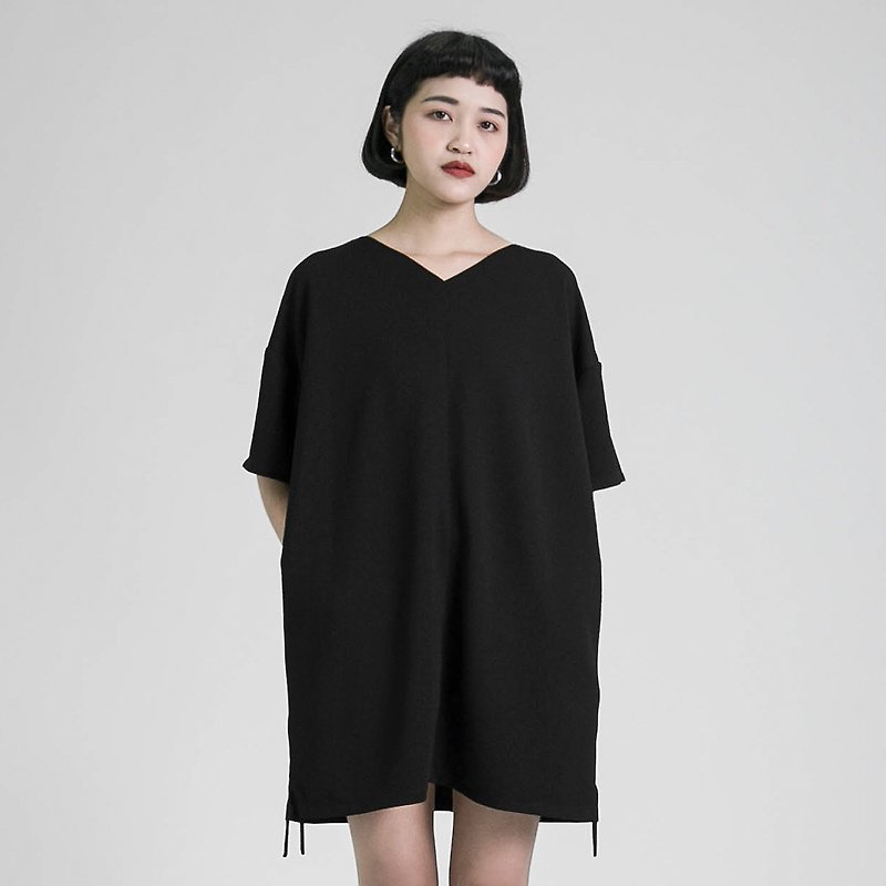 Apocalypse inspired style dress _8SF118_ black - One Piece Dresses - Cotton & Hemp Black