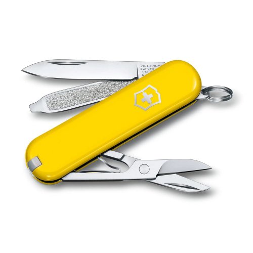 城市視角 VICTORINOX 瑞士維氏 瑞士刀 7用 58mm Sunny Side 黃 0.6223.8G