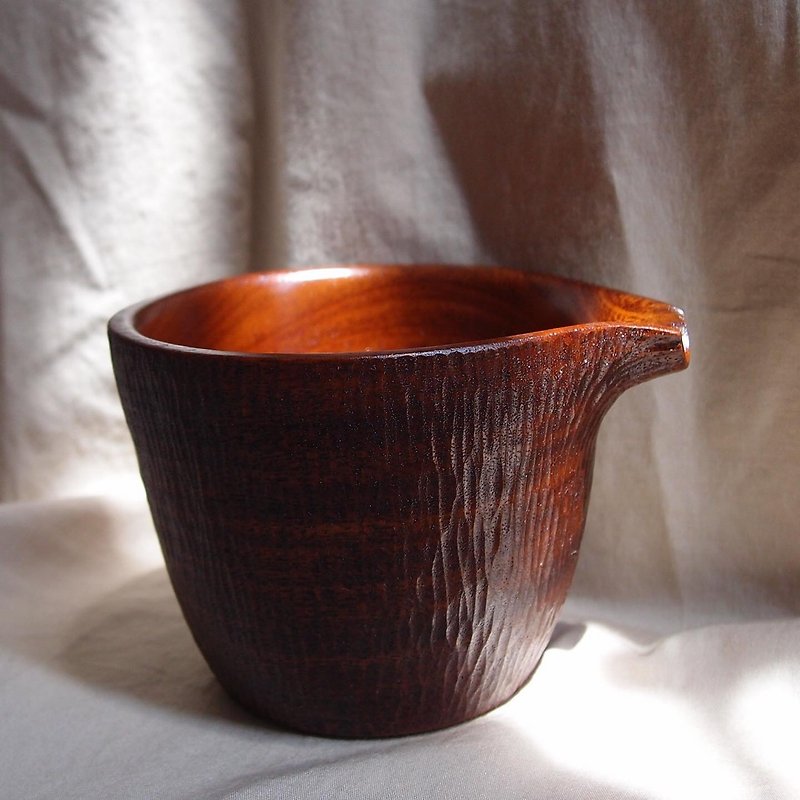 Piece Pot Fairness Cup Sharing Cup - Cups - Wood Brown