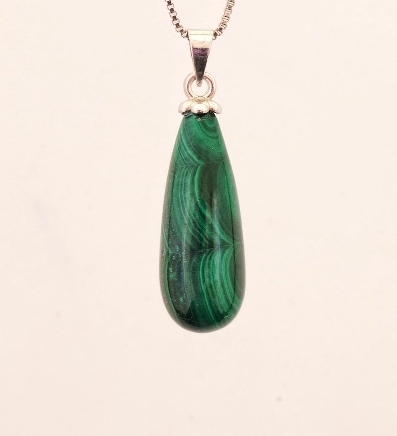 Malachite Necklace-1 - Necklaces - Jade 