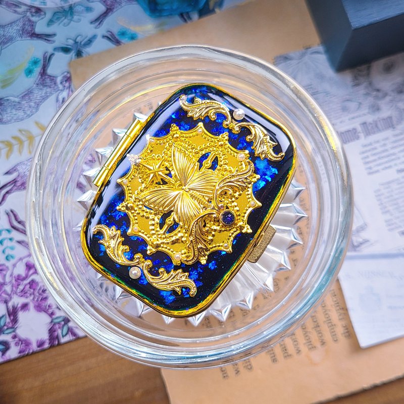 Amber Butterfly Compact Case - อื่นๆ - ทองแดงทองเหลือง 