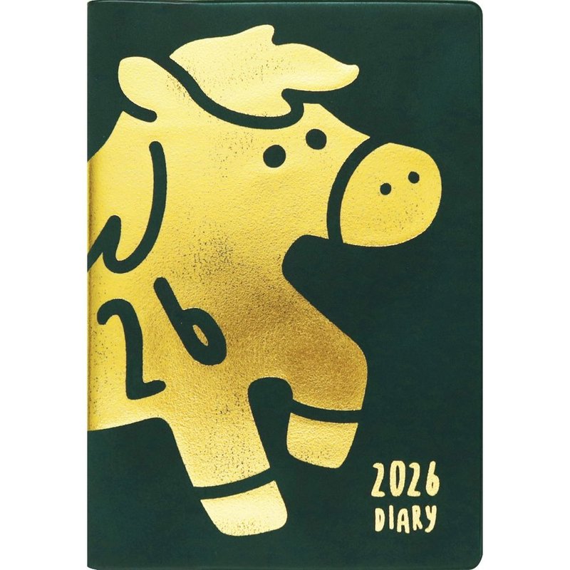 MATOKA ダイアリー 2026年版 1月始まり B6マンスリー Neigh Forest Green - 筆記本/手帳 - 紙 