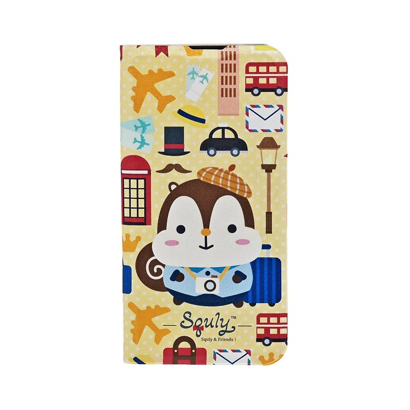 Make to Order Mobile Phone Case (Squly Travel Theme) - Phone Cases - Faux Leather Yellow