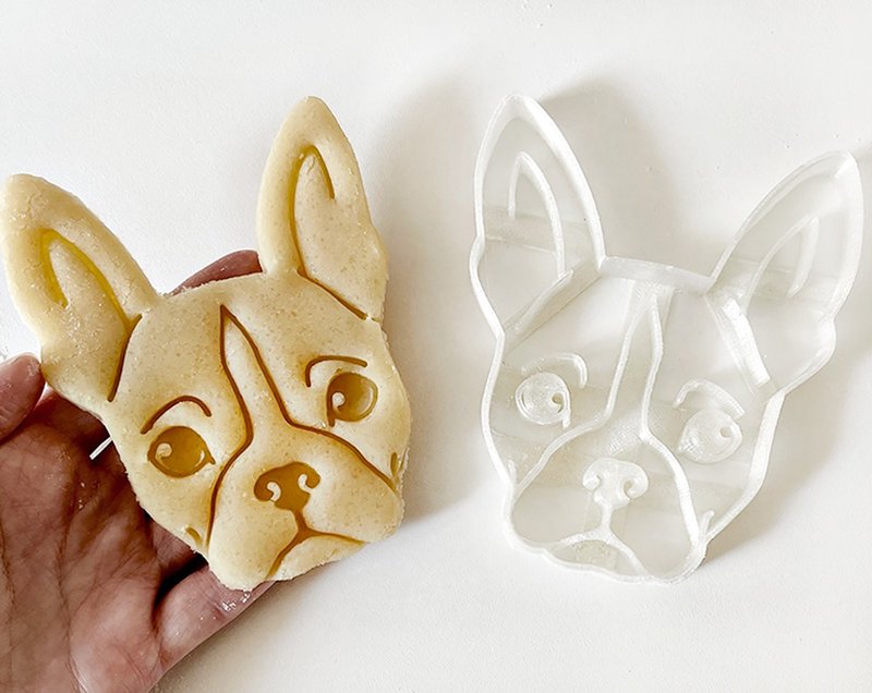 Boston Terrier Cookie Cutter - 其他 - 塑膠 