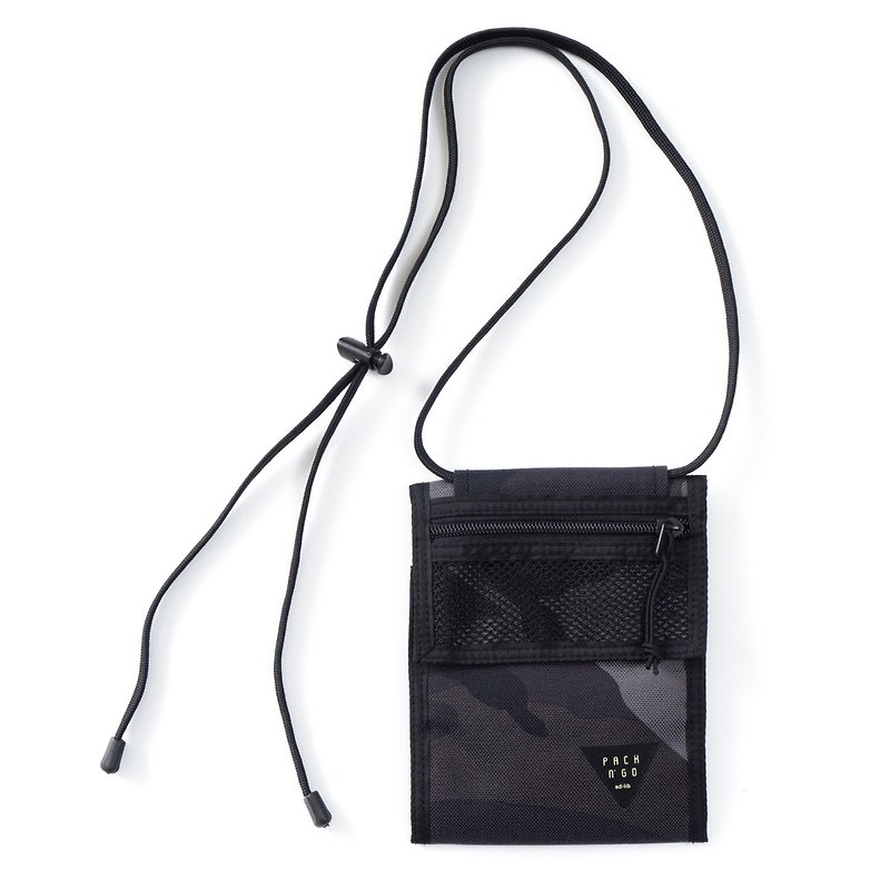 Travel Pouch - Camo//Black (BA188) - Messenger Bags & Sling Bags - Nylon Green