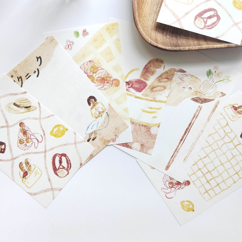 【Sticky Notes】Go on a Picnic Rectangular Sticky Notebook - กระดาษโน้ต - กระดาษ หลากหลายสี