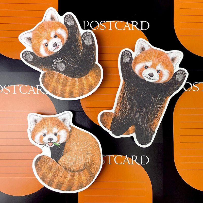 Stylish postcard_little bear style - การ์ด/โปสการ์ด - กระดาษ สีดำ