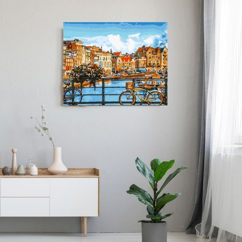 阿姆斯特丹-晴 創意數字油畫 【銷售排行榜】 - 插畫/繪畫/寫字 - 其他材質 