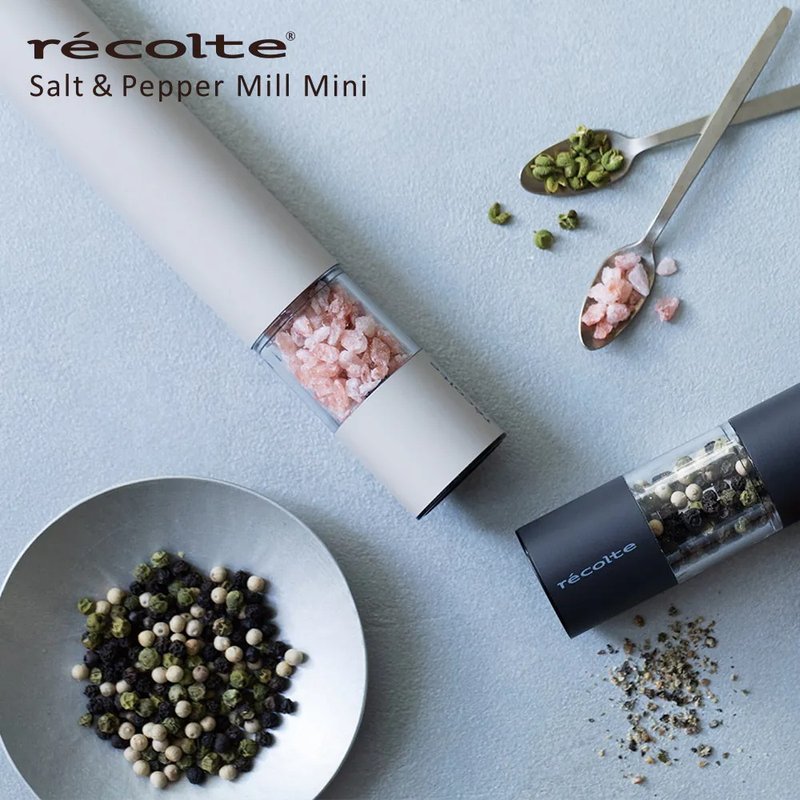 recolte Japan Salt & Pepper Mill Mini Electric Grinder RMM-1 - Cookware - Other Materials 