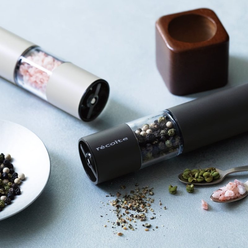 recolte 日本麗克特 Salt & Pepper Mill Mini 電動研磨器 RMM-1 - 廚具 - 其他材質 