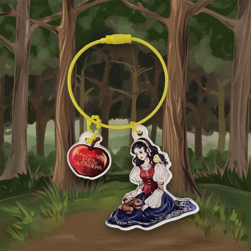Key Chain Schneewittchen Premium - 鑰匙圈/鑰匙包 - 壓克力 多色