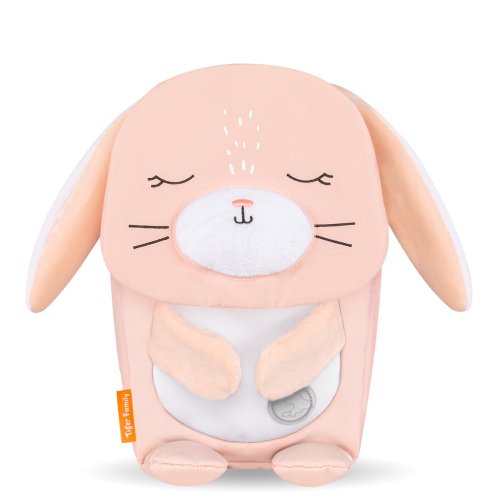 Tiger Family護脊書包/文具 動動好朋友 幼兒後揹包-粉紅小兔 可張手抱抱 透氣背墊