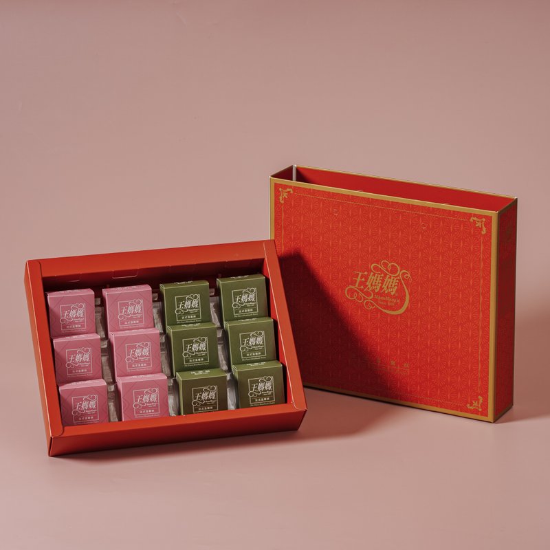 王媽媽雙色抺茶鳯凰酥禮盒12入 - 蛋糕/甜點 - 其他材質 