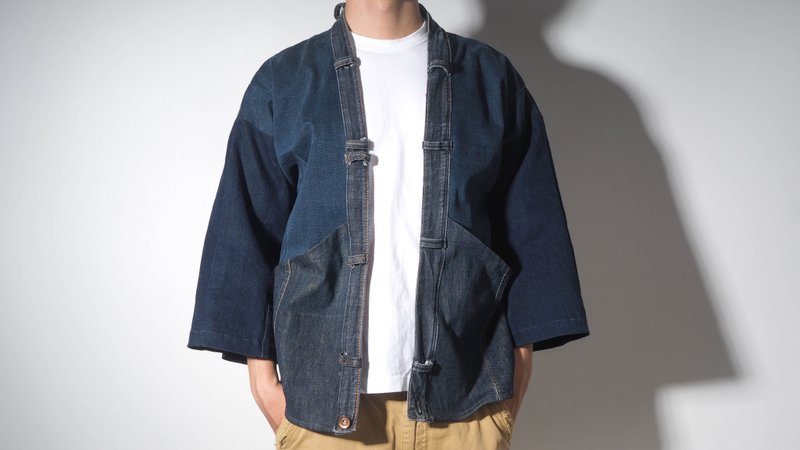 Denim Japanese T-shirt - Other - Cotton & Hemp 