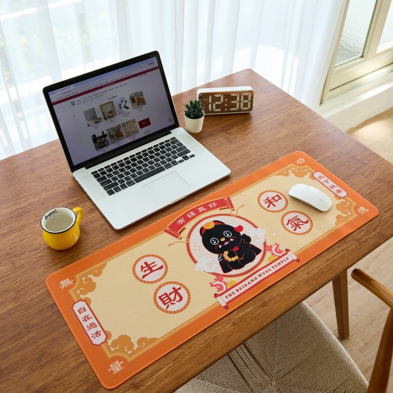 北港武德宮-虎爺財氣滿滿滑鼠墊 - 擺飾/家飾品 - 其他人造纖維 黃色