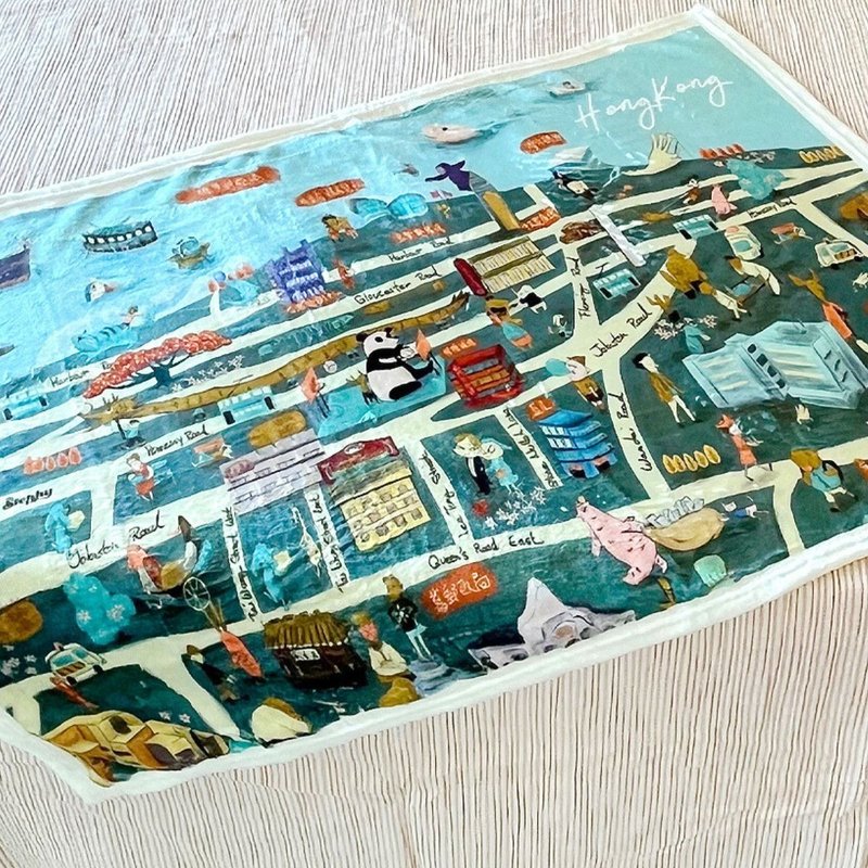 香港記憶 HK MEMORY系列 毛毯 沙發毯 蓋毯子 夏季空調毯子 - 棉被/毛毯 - 聚酯纖維 