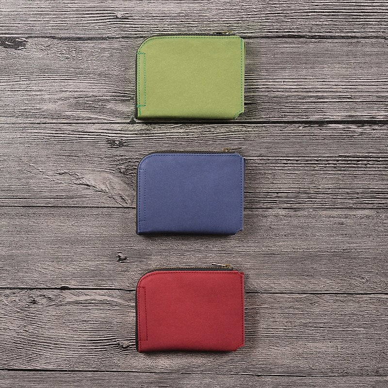 Washed Kraft Paper Thin Clip_ Bright and Bright Colors - Wallets - Paper 